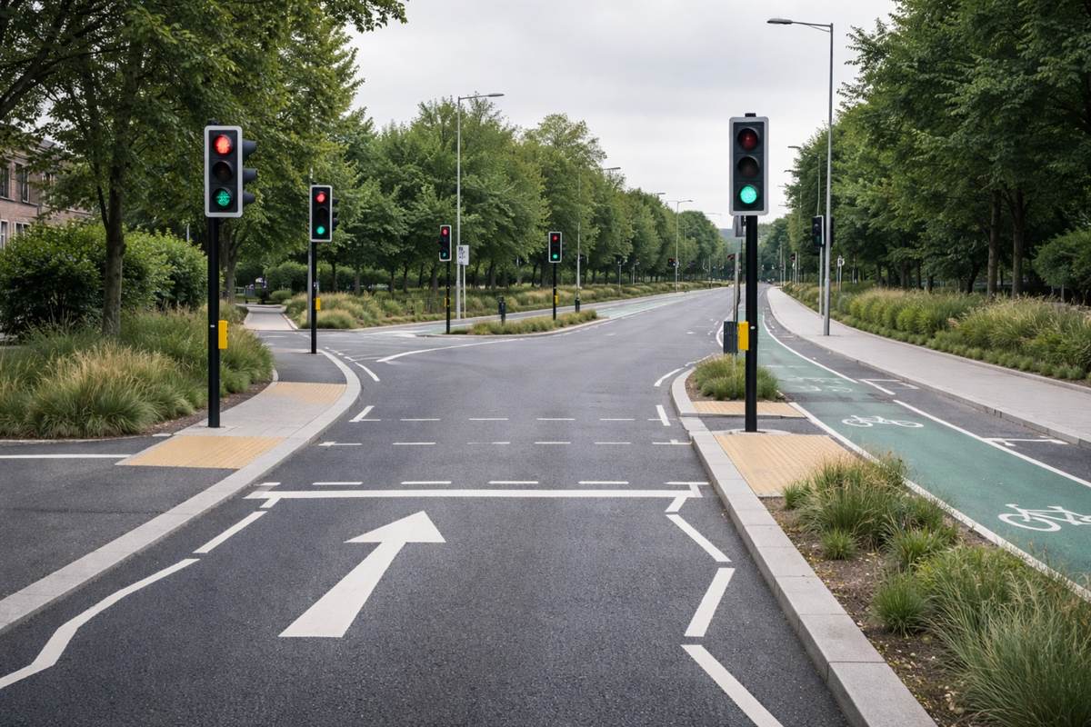 Road safety audit activity focused on visibility, junction design and user risk